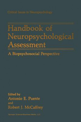 Carte Handbook of Neuropsychological Assessment Antonio E. Puente
