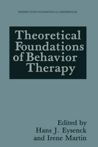 Carte Theoretical Foundations of Behavior Therapy Hans J. Eysenck