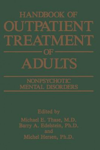 Knjiga Handbook of Outpatient Treatment of Adults Barry A. Edelstein