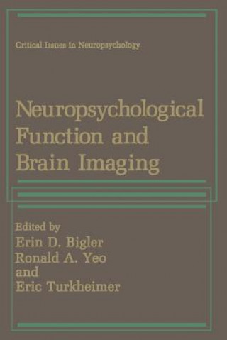 Kniha Neuropsychological Function and Brain Imaging Erin D. Bigler