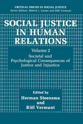 Kniha Social Justice in Human Relations Volume 2 Herman Steensma