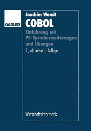 Könyv COBOL Joachim Wendt