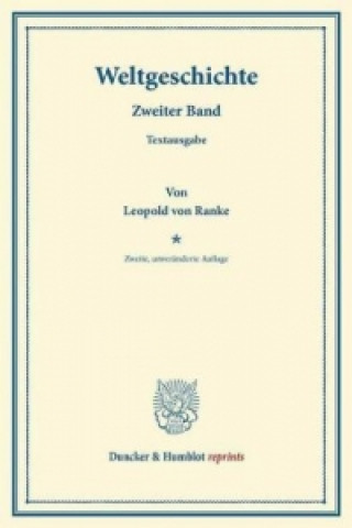 Könyv Weltgeschichte. Leopold von Ranke