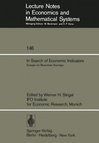 Kniha In Search of Economic Indicators W.H. Strigel