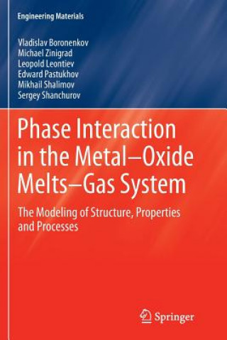 Książka Phase Interaction in the Metal - Oxide Melts - Gas -System Vladislav Boronenkov