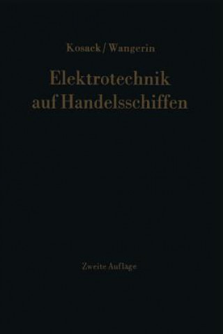 Carte Elektrotechnik Auf Handelsschiffen Hans-Joachim Kosack