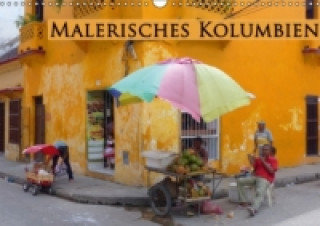 Naptár/Határidőnapló Malerisches Kolumbien (Wandkalender immerwährend DIN A3 quer) Michaela Schiffer