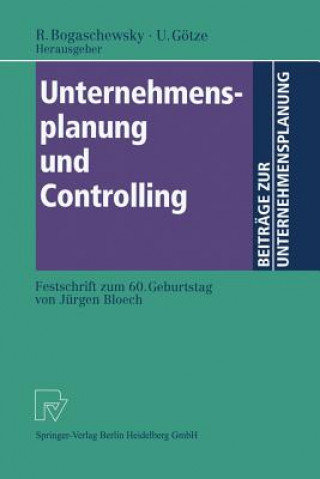 Книга Unternehmensplanung Und Controlling Ronald Bogaschewsky