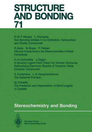 Kniha Stereochemistry and Bonding R. Boca