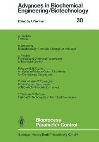 Kniha Bioprocess Parameter Control P. Agrarwal