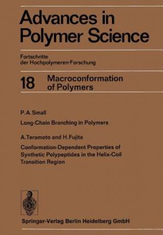 Książka Advances in Polymer Science 