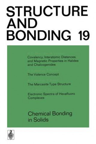 Kniha Chemical Bonding in Solids J. D. Dunitz