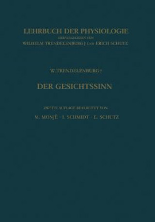 Kniha Der Gesichtssinn Grundzuge Der Physiologischen Optik Wilhelm Trendelenburg