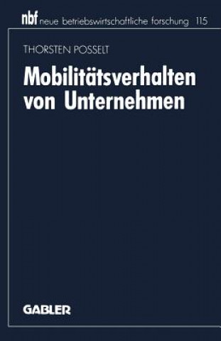Carte Mobilit tsverhalten Von Unternehmen Thorsten Posselt