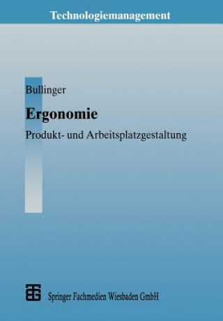 Kniha Ergonomie, 1 Hans-Jörg Bullinger