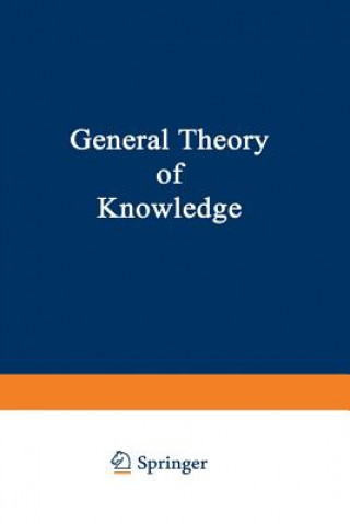 Kniha General Theory of Knowledge M. Schlick