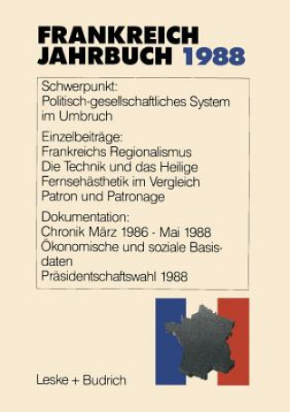 Kniha Frankreich-Jahrbuch 1988 