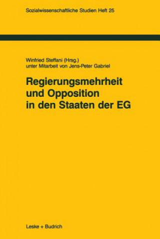 Książka Regierungsmehrheit Und Opposition in Den Staaten Der Eg Winfried Steffani