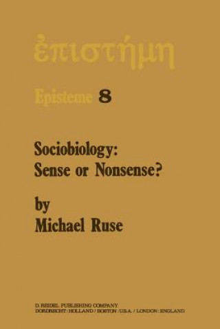 Könyv Sociobiology: Sense or Nonsense? 