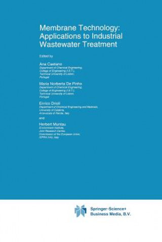 Kniha Membrane Technology: Applications to Industrial Wastewater Treatment Ana Caetano