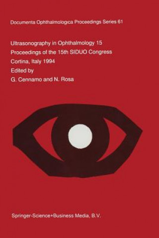 Kniha Ultrasonography in Ophthalmology XV G. Cennamo