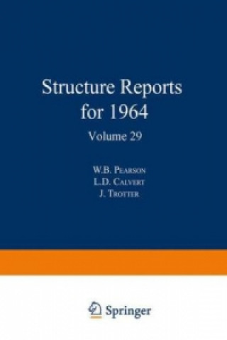 Kniha Structure Reports for 1964 W.B. Pearson