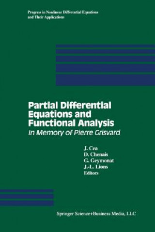 Knjiga Partial Differential Equations and Functional Analysis J. Cea