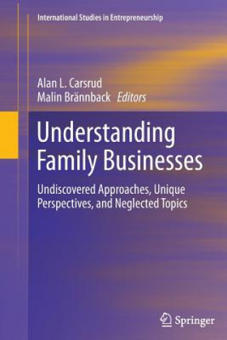 Kniha Understanding Family Businesses Alan L. Carsrud