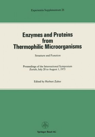 Carte Enzymes and Proteins from Thermophilic Microorganisms Structure and Function uber