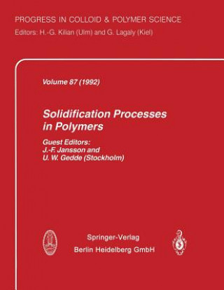 Knjiga Solidification Processes in Polymers Jan-Fredrik Jansson