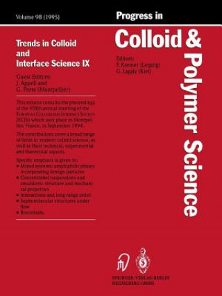 Kniha Trends in Colloid and Interface Science IX Jacqueline Appell