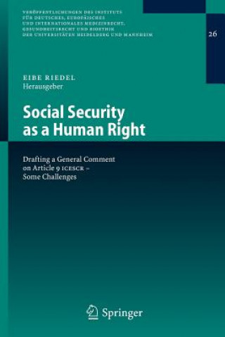 Książka Social Security as a Human Right Eibe Riedel