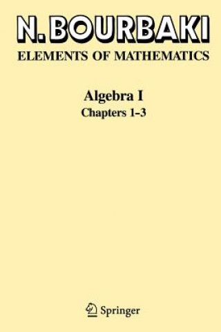 Kniha Algebra I Nicolas Bourbaki