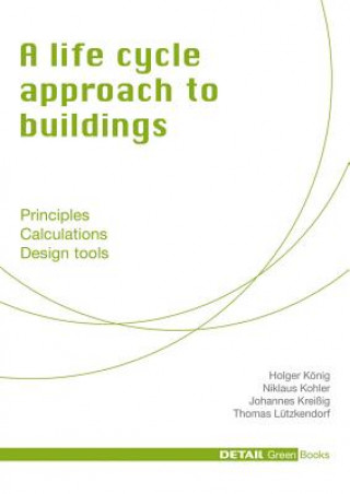 Könyv life cycle approach to buildings Niklaus Kohler