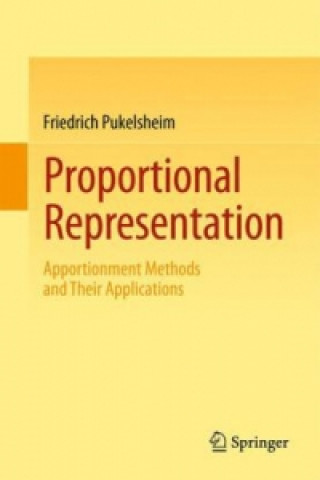 Książka Proportional Representation Friedrich Pukelsheim