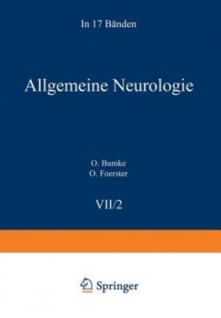 Könyv Allgemeine Neurologie VII/2 