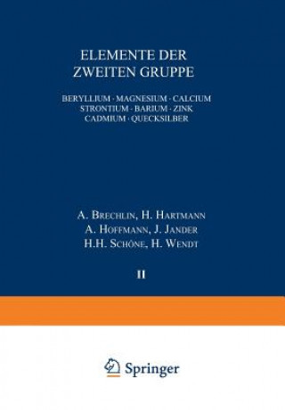 Книга Elemente Der Zweiten Gruppe Alfred Brechlin