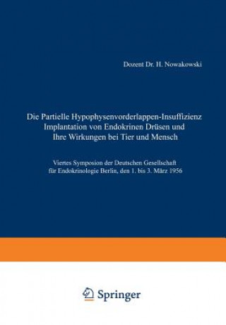 Carte Die Partielle Hypophysenvorderlappen-Insuffizienz Henryk Nowakowski