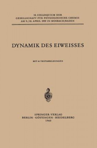 Livre Dynamik Des Eiweisses 