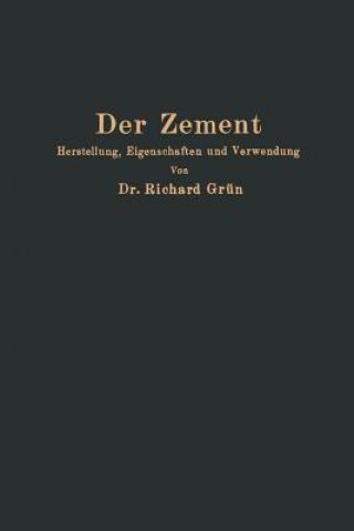 Книга Der Zement Richard Grün