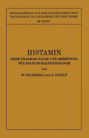 Könyv Histamin W. Feldberg