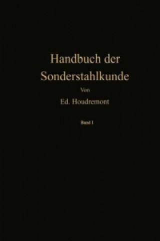 Carte Handbuch der Sonderstahlkunde Eduard Houdremont