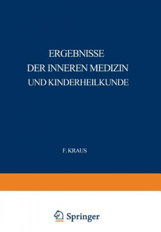 Buch Ergebnisse Der Inneren Medizin Und Kinderheilkunde L. Langstein