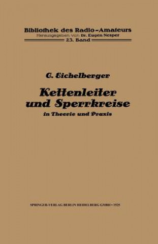 Kniha Kettenleiter Und Sperrkreise C. Eichelberger