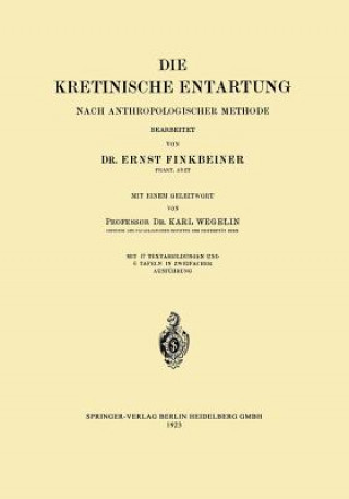 Książka Die Kretinische Entartung Ernst Finkbeiner