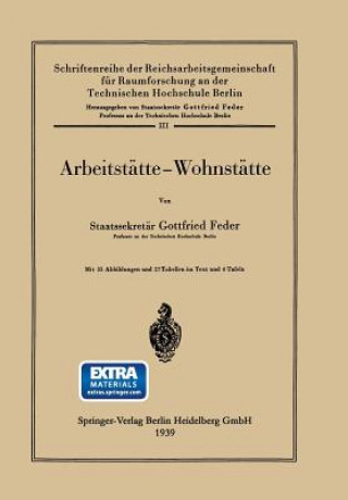 Kniha Arbeitstatte -- Wohnstatte Gottfried Feder