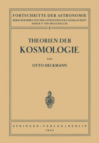 Książka Theorien Der Kosmologie Otto Heckmann