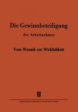 Kniha Die Gewinnbeteiligung Der Arbeitnehmer Reinhold Henzler