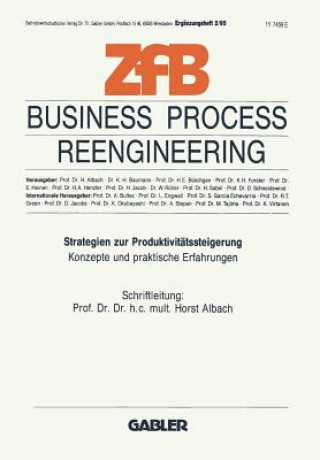 Carte Business Process Reengineering Horst Albach