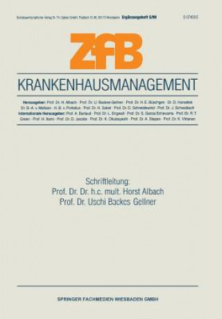 Książka Krankenhausmanagement Horst Albach